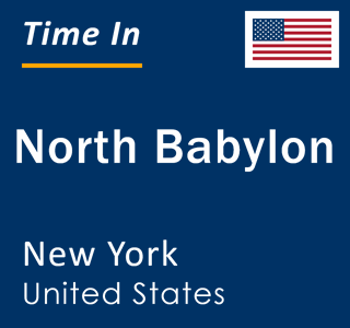 Current local time in North Babylon, New York, United States