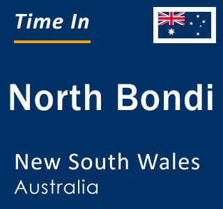 Current local time in North Bondi, New South Wales, Australia