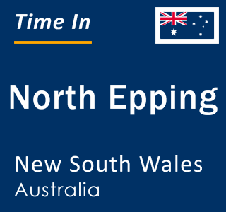 Current local time in North Epping, New South Wales, Australia