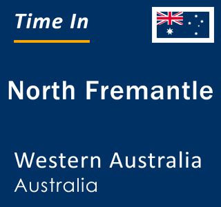 Current local time in North Fremantle, Western Australia, Australia