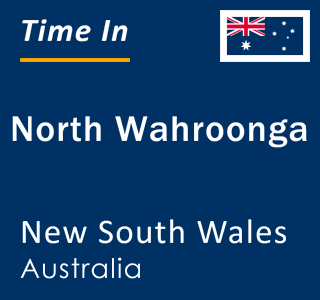 Current local time in North Wahroonga, New South Wales, Australia