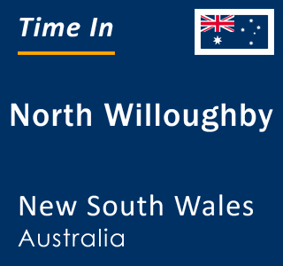 Current local time in North Willoughby, New South Wales, Australia