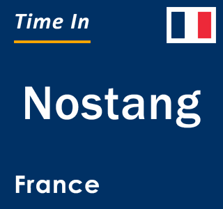 Current local time in Nostang, France