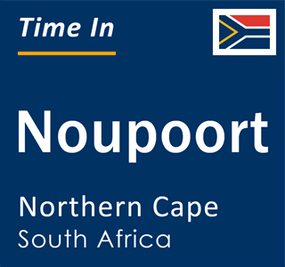 Current time in Noupoort, Northern Cape, South Africa