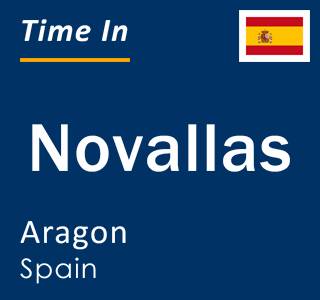 Current local time in Novallas, Aragon, Spain