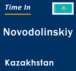 Current local time in Novodolinskiy, Kazakhstan