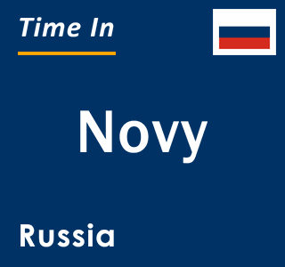 Current local time in Novy, Russia