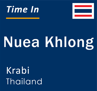 Current time in Nuea Khlong, Krabi, Thailand