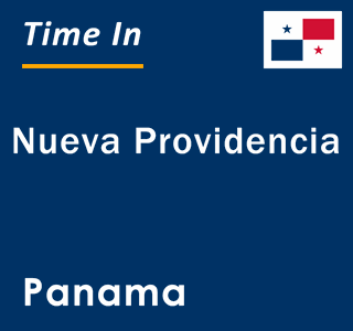 Current local time in Nueva Providencia, Panama