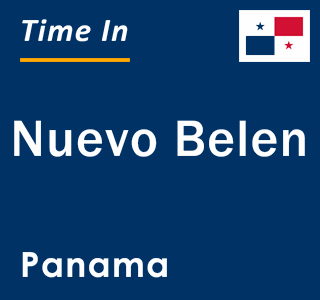 Current local time in Nuevo Belen, Panama
