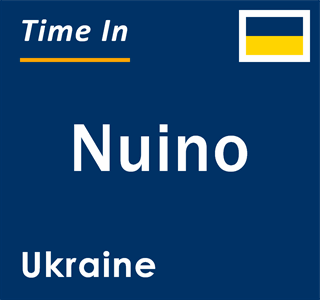 Current local time in Nuino, Ukraine