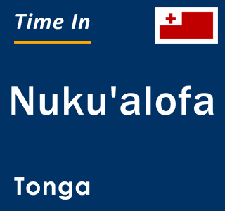 Current time in Nuku'alofa, Tonga