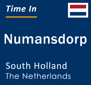 Current local time in Numansdorp, South Holland, The Netherlands