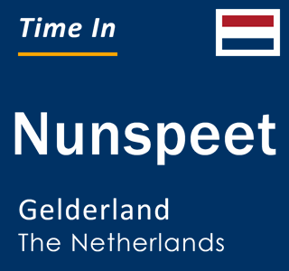 Current local time in Nunspeet, Gelderland, The Netherlands