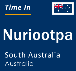 Current local time in Nuriootpa, South Australia, Australia