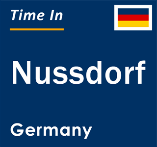 Current local time in Nussdorf, Germany