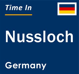 Current local time in Nussloch, Germany