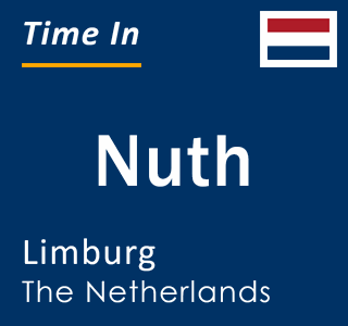 Current time in Nuth, Limburg, Netherlands