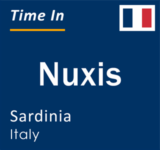Current local time in Nuxis, Sardinia, Italy