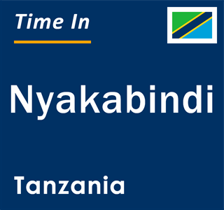 Current local time in Nyakabindi, Tanzania