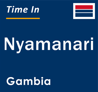Current time in Nyamanari, Gambia