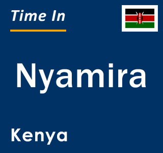 Current local time in Nyamira, Kenya