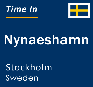 Current local time in Nynaeshamn, Stockholm, Sweden