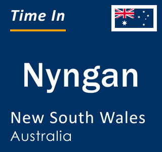 Current local time in Nyngan, New South Wales, Australia