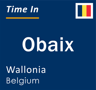 Current local time in Obaix, Wallonia, Belgium