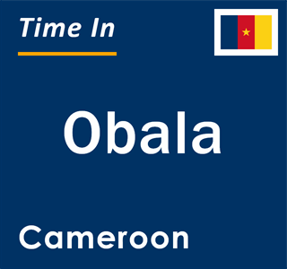 Current local time in Obala, Cameroon