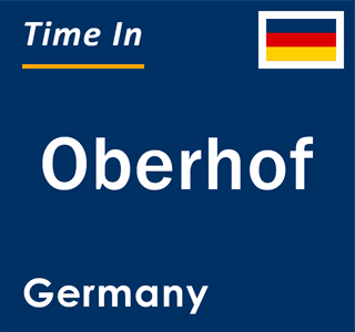 Current local time in Oberhof, Germany