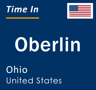 Current local time in Oberlin, Ohio, United States