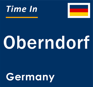 Current local time in Oberndorf, Germany