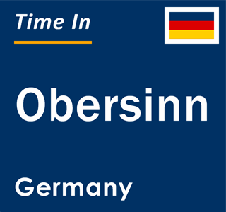 Current local time in Obersinn, Germany