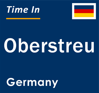 Current local time in Oberstreu, Germany