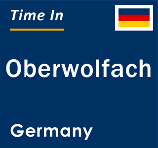 Current local time in Oberwolfach, Germany