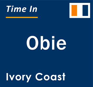 Current local time in Obie, Ivory Coast