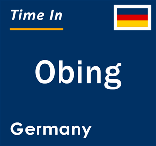 Current local time in Obing, Germany