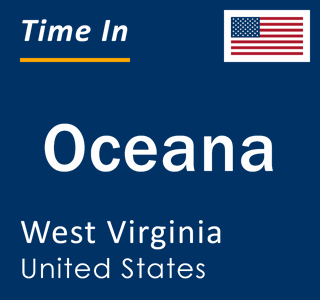 Current local time in Oceana, West Virginia, United States