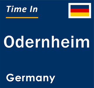 Current local time in Odernheim, Germany