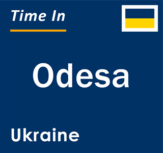 Current local time in Odesa, Ukraine