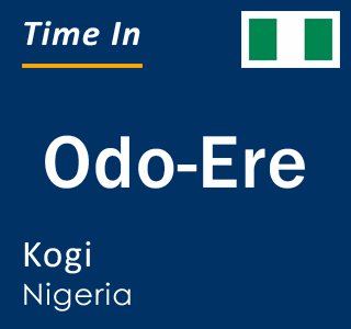 Current local time in Odo-Ere, Kogi, Nigeria