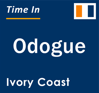 Current local time in Odogue, Ivory Coast