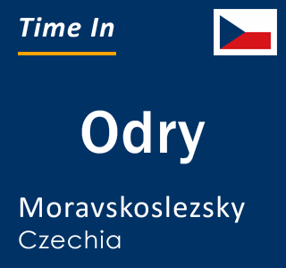Current local time in Odry, Moravskoslezsky, Czechia