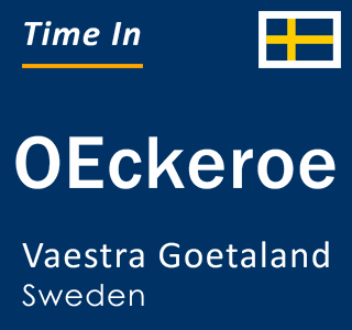 Current local time in OEckeroe, Vaestra Goetaland, Sweden