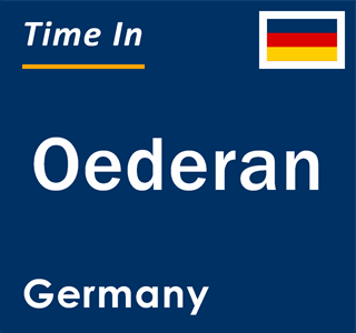 Current local time in Oederan, Germany