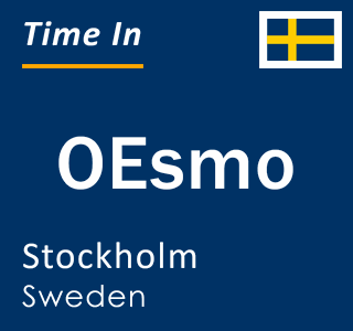 Current local time in OEsmo, Stockholm, Sweden