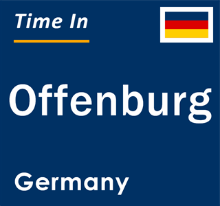 Current local time in Offenburg, Germany