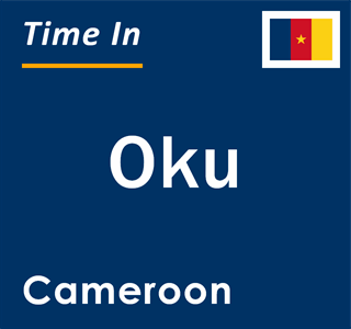 Current local time in Oku, Cameroon