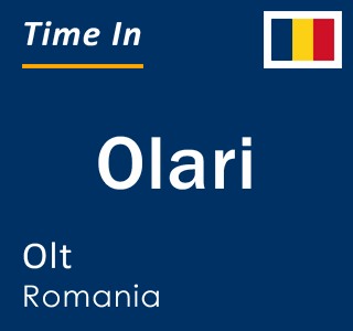 Current local time in Olari, Olt, Romania